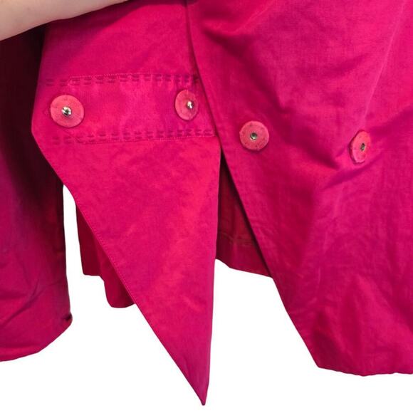 Lafayette 148 New York size 14 Hot Pink Asymmetrical Jacket Blazer xl - Picture 3 of 11